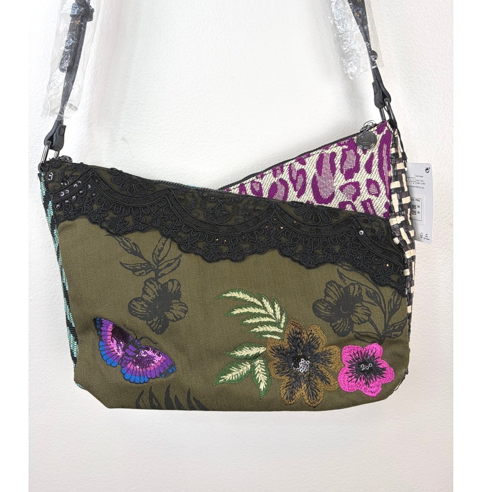 Desigual Queen Miracle Harry Mini Patchwork Crossbody Bag NWT